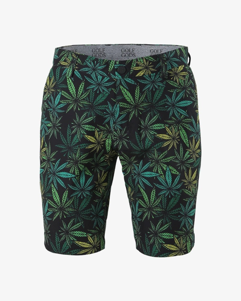 GOLF GODS - GOLF GODS Men's Devil's Lettuce Soft Feel Golf Shorts - The Agora Bangkok